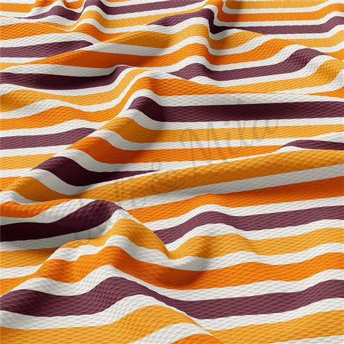 Liverpool Bullet Textured Stretch Solid Strip Thick Knit Jersey Fabric