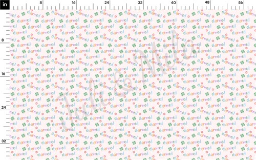 Lucky Charms Printed Liverpool Bullet Textured Stretch Solid Strip Thick Knit Jersey Fabric