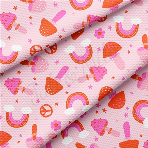 Valentine's Day Liverpool Bullet Textured Stretch Solid Strip Thick Knit Jersey Fabric