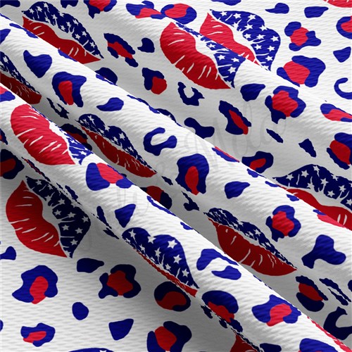 Patriotic 4th of July Printed Liverpool AA1610 & Get a Free $89.99 Embroidery Bundle