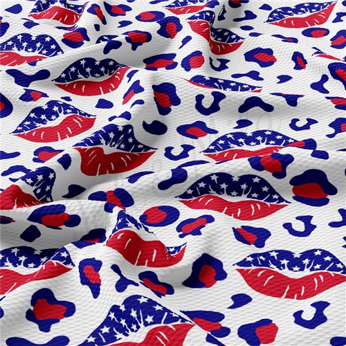 Patriotic 4th of July Printed Liverpool AA1610 & Get a Free $89.99 Embroidery Bundle