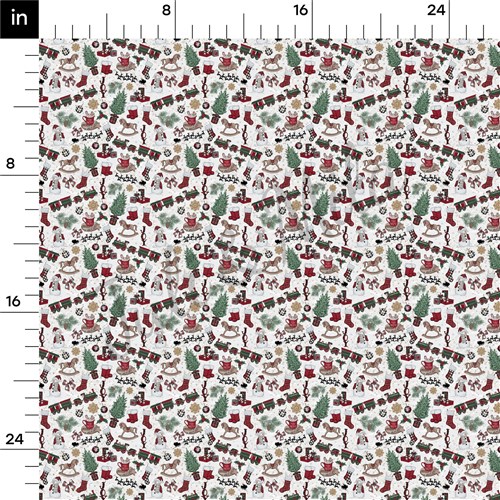 Christmas Liverpool Bullet Textured Stretch Solid Strip Thick Knit Jersey Fabric
