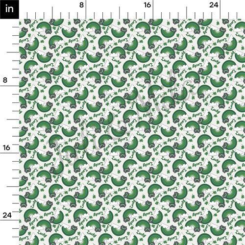 St. Patrick's Day Printed Liverpool Bullet Textured Stretch Solid Strip Thick Knit Jersey Fabric