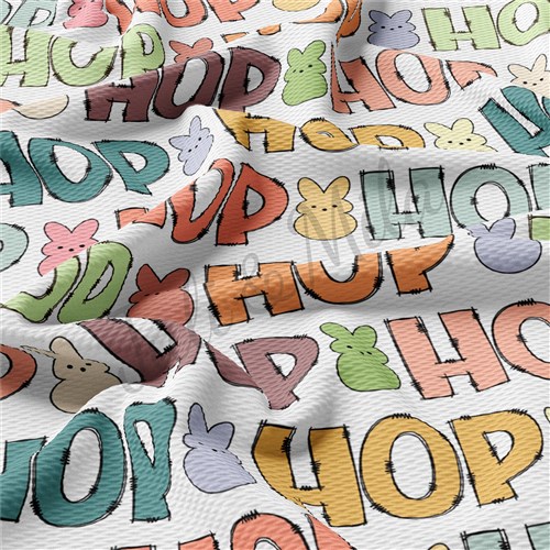 Easter TBP102 Liverpool Bullet Textured Stretch Solid Strip Thick Knit Jersey Fabric