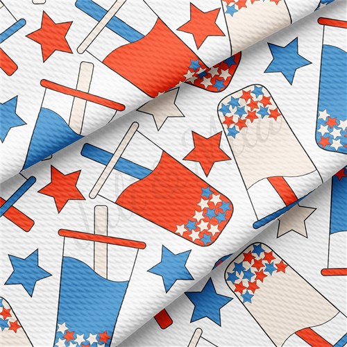 Patriotic 4th of July Printed Liverpool AA1608 & Get a Free $89.99 Embroidery Bundle