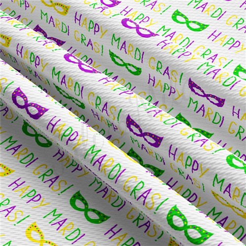 Mardi Gras AA2351 Liverpool Bullet Textured Stretch Solid Strip Thick Knit Jersey Fabric