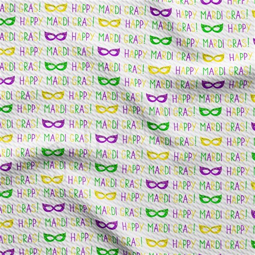 Mardi Gras AA2351 Liverpool Bullet Textured Stretch Solid Strip Thick Knit Jersey Fabric