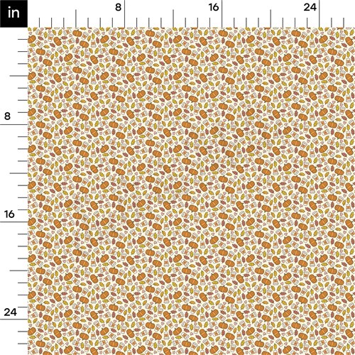 Pumpkin Fall Printed Liverpool Bullet Textured Stretch Solid Strip Thick Knit Jersey Fabric