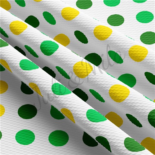 St. Patrick's Day Patrick32 Liverpool Bullet Textured Stretch Solid Strip Thick Knit Jersey Fabric
