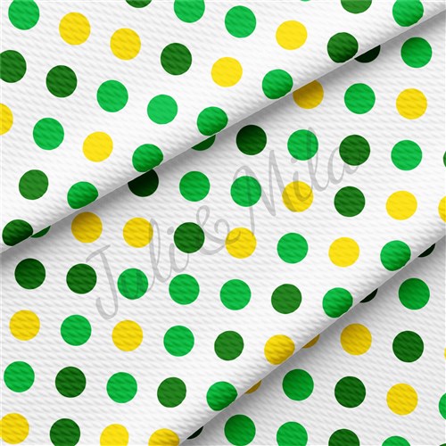 St. Patrick's Day Patrick32 Liverpool Bullet Textured Stretch Solid Strip Thick Knit Jersey Fabric