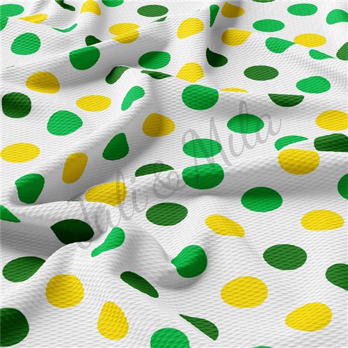 St. Patrick's Day Patrick32 Liverpool Bullet Textured Stretch Solid Strip Thick Knit Jersey Fabric