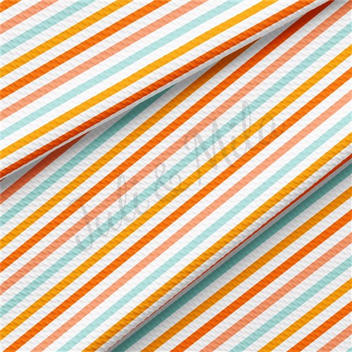 Printed Liverpool Bullet Textured Stretch Solid Strip Thick Knit Jersey Fabric