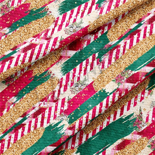 Christmas Liverpool Bullet Textured Stretch Solid Strip Thick Knit Jersey Fabric