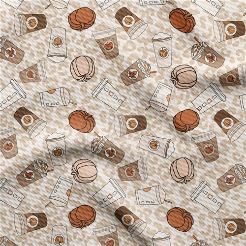 Fall Autumn Halloween Printed Liverpool Fabric AA900 & Get a Free $89.99 Embroidery Bundle