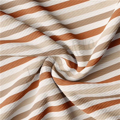 Printed Liverpool Bullet Textured Stretch Solid Strip Thick Knit Jersey Fabric