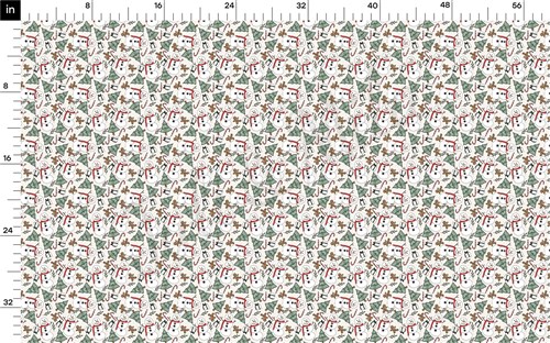 Christmas Printed Liverpool Bullet Textured Stretch Solid Strip Thick Knit Jersey Fabric