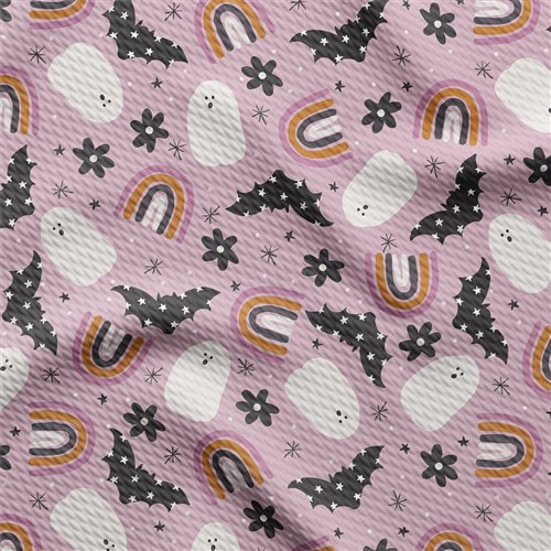 Autumn Fall Halloween Printed Liverpool Fabric AA1836 & Get a Free $89.99 Embroidery Bundle