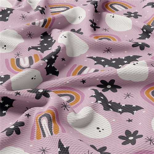 Autumn Fall Halloween Printed Liverpool Fabric AA1836 & Get a Free $89.99 Embroidery Bundle