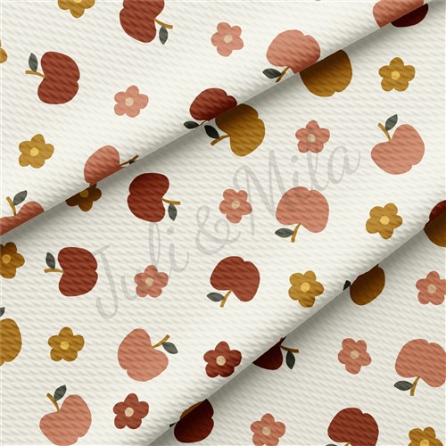 Fall Autumn Apples Fabric AA451 & Get a Free $89.99 Embroidery Bundle