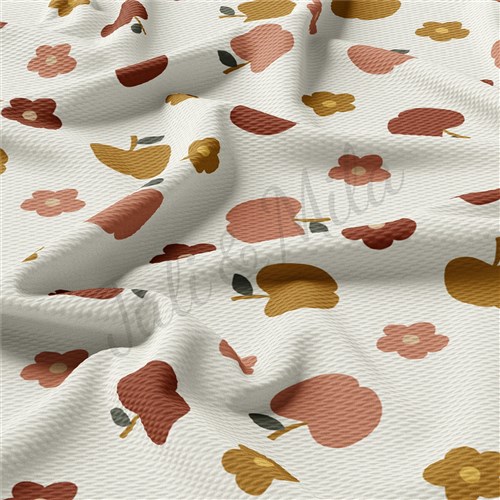 Fall Autumn Apples Fabric AA451 & Get a Free $89.99 Embroidery Bundle