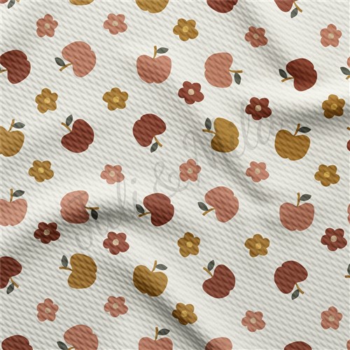 Fall Autumn Apples Fabric AA451 & Get a Free $89.99 Embroidery Bundle