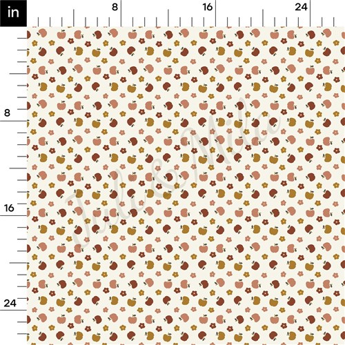 Fall Autumn Apples Fabric AA451 & Get a Free $89.99 Embroidery Bundle