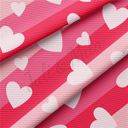 Valentine's Day Liverpool Bullet Textured Stretch Solid Strip Thick Knit Jersey Fabric