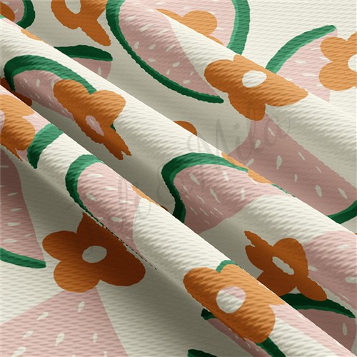 Watermelon Summer Printed Liverpool Fabric AA1406 & Get a Free $89.99 Embroidery Bundle