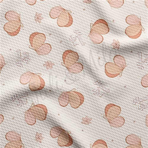 Mama's Girl Printed Liverpool Bullet Textured Stretch Solid Strip Thick Knit Jersey Fabric