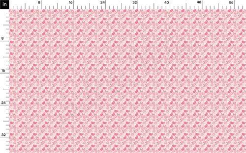 Valentine's Day Hearts Liverpool Bullet Textured Stretch Solid Strip Thick Knit Jersey Fabric