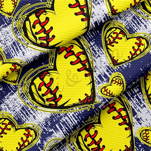 Softball Printed Liverpool Bullet Textured Stretch Solid Strip Thick Knit Jersey Fabric