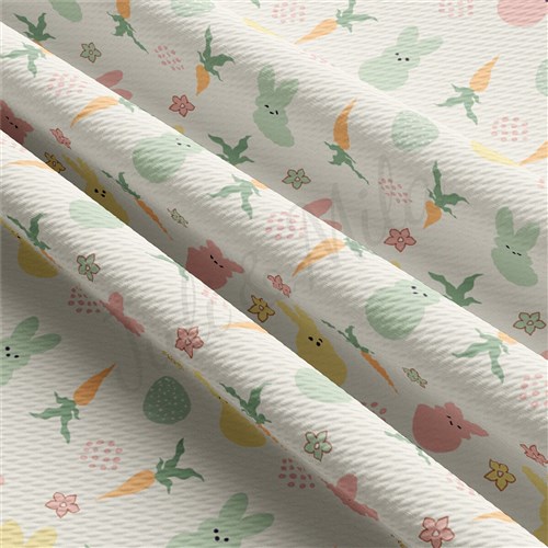 Easter AA2357 Liverpool Bullet Textured Stretch Solid Strip Thick Knit Jersey Fabric