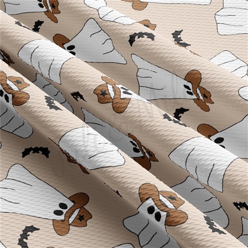 Fall Halloween ghosts Liverpool Bullet Textured Stretch Solid Strip Thick Knit Jersey Fabric