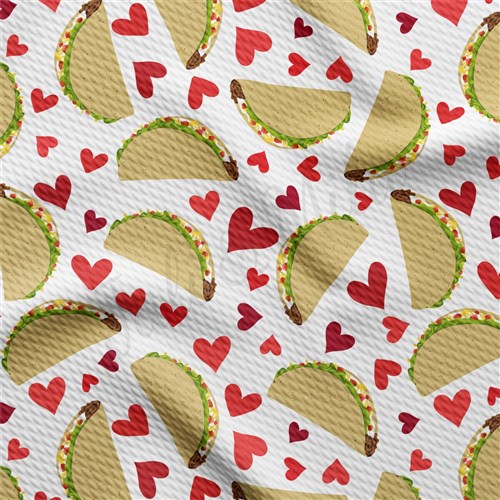 Valentine's Day Printed Liverpool Bullet Textured Stretch Solid Strip Thick Knit Jersey Fabric