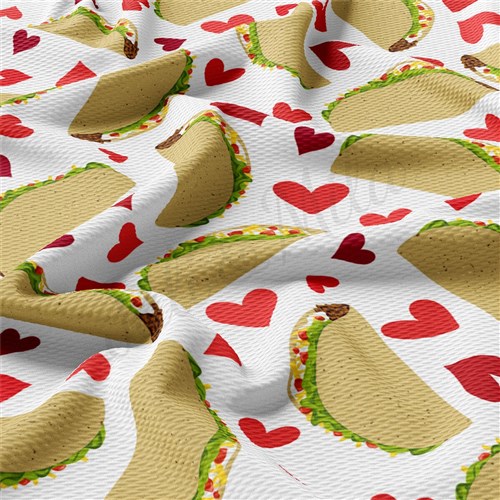 Valentine's Day Printed Liverpool Bullet Textured Stretch Solid Strip Thick Knit Jersey Fabric