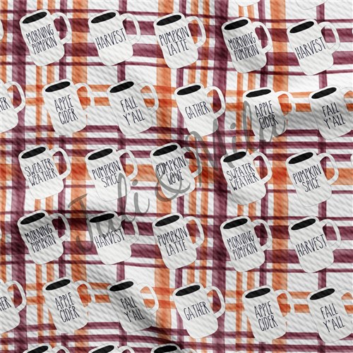 Printed Liverpool 4 Way Fabric Latte & Get a Free $89.99 Embroidery Bundle