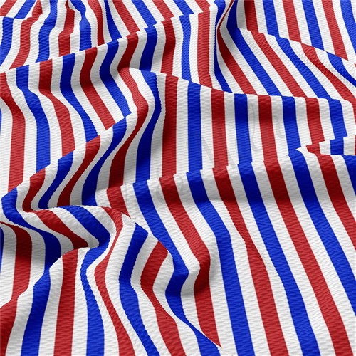 Patriotic 4th of July Printed Liverpool Fabric AA1414 & Get a Free $89.99 Embroidery Bundle