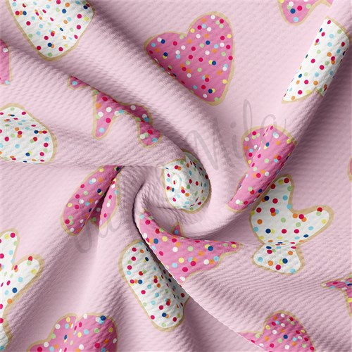 Sprinkle Cookies Liverpool Bullet Textured Stretch Solid Strip Thick Knit Jersey Fabric