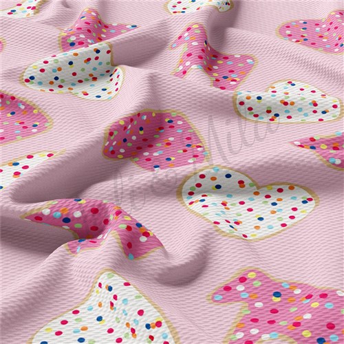 Sprinkle Cookies Liverpool Bullet Textured Stretch Solid Strip Thick Knit Jersey Fabric