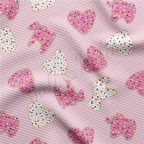 Sprinkle Cookies Liverpool Bullet Textured Stretch Solid Strip Thick Knit Jersey Fabric