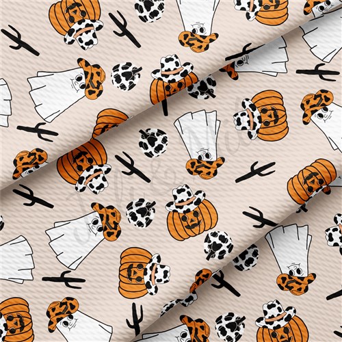 Fall Autumn Halloween Printed Liverpool Fabric AA891 & Get a Free $89.99 Embroidery Bundle