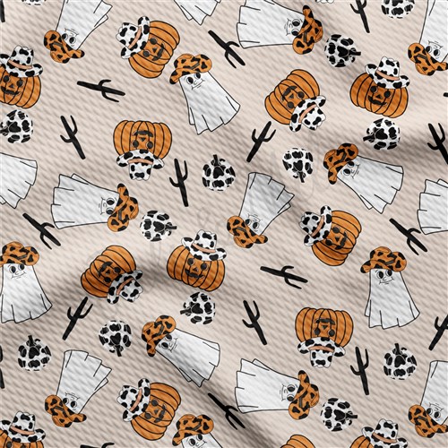 Fall Autumn Halloween Printed Liverpool Fabric AA891 & Get a Free $89.99 Embroidery Bundle