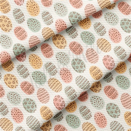Easter Liverpool Bullet Textured Stretch Solid Strip Thick Knit Jersey Fabric