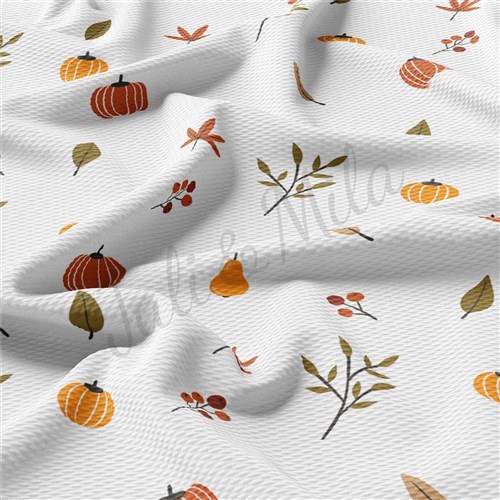 Fall Autumn Pumpkin Printed Fabric AA609 & Get a Free $89.99 Embroidery Bundle