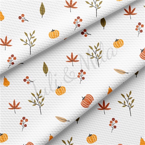 Fall Autumn Pumpkin Printed Fabric AA609 & Get a Free $89.99 Embroidery Bundle