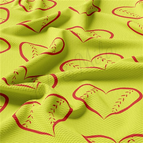 Softball Printed Liverpool Bullet Textured Stretch Solid Strip Thick Knit Jersey Fabric
