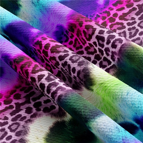 Cheetah Leopard AA179 TBP102 Liverpool Bullet Textured Stretch Solid Strip Thick Knit Jersey Fabric