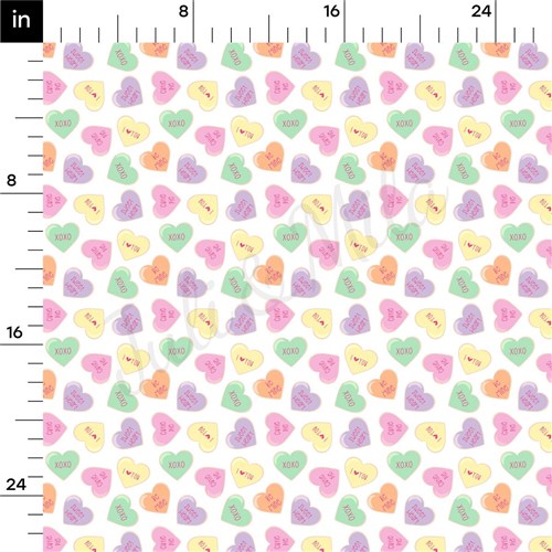 Valentine's Day Printed Liverpool Fabric AA2119 & Get a Free $89.99 Embroidery Bundle