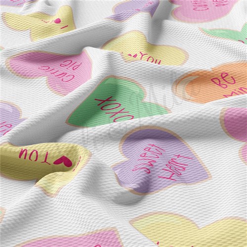 Valentine's Day Printed Liverpool Fabric AA2119 & Get a Free $89.99 Embroidery Bundle