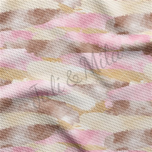 Printed Liverpool Bullet Textured Stretch Solid Strip Thick Knit Jersey Fabric